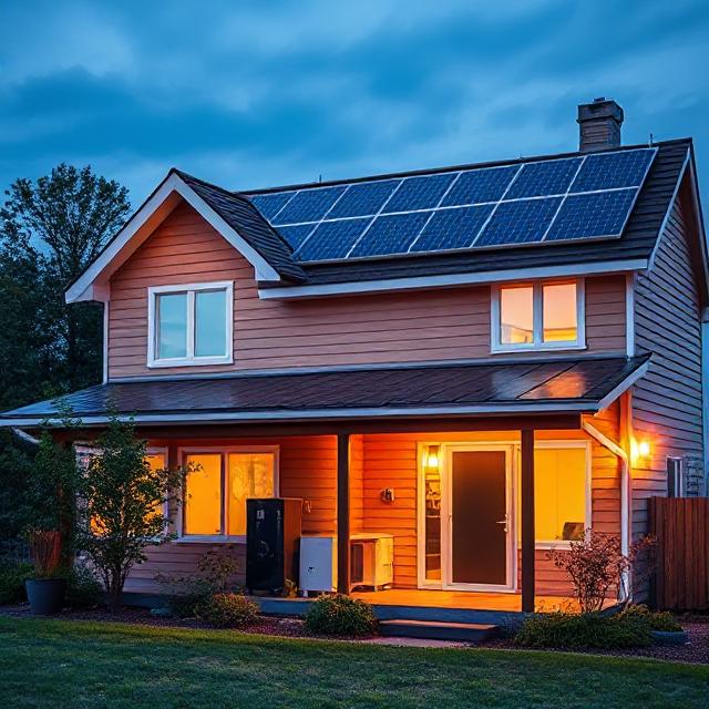 Solar energy storage system diagram