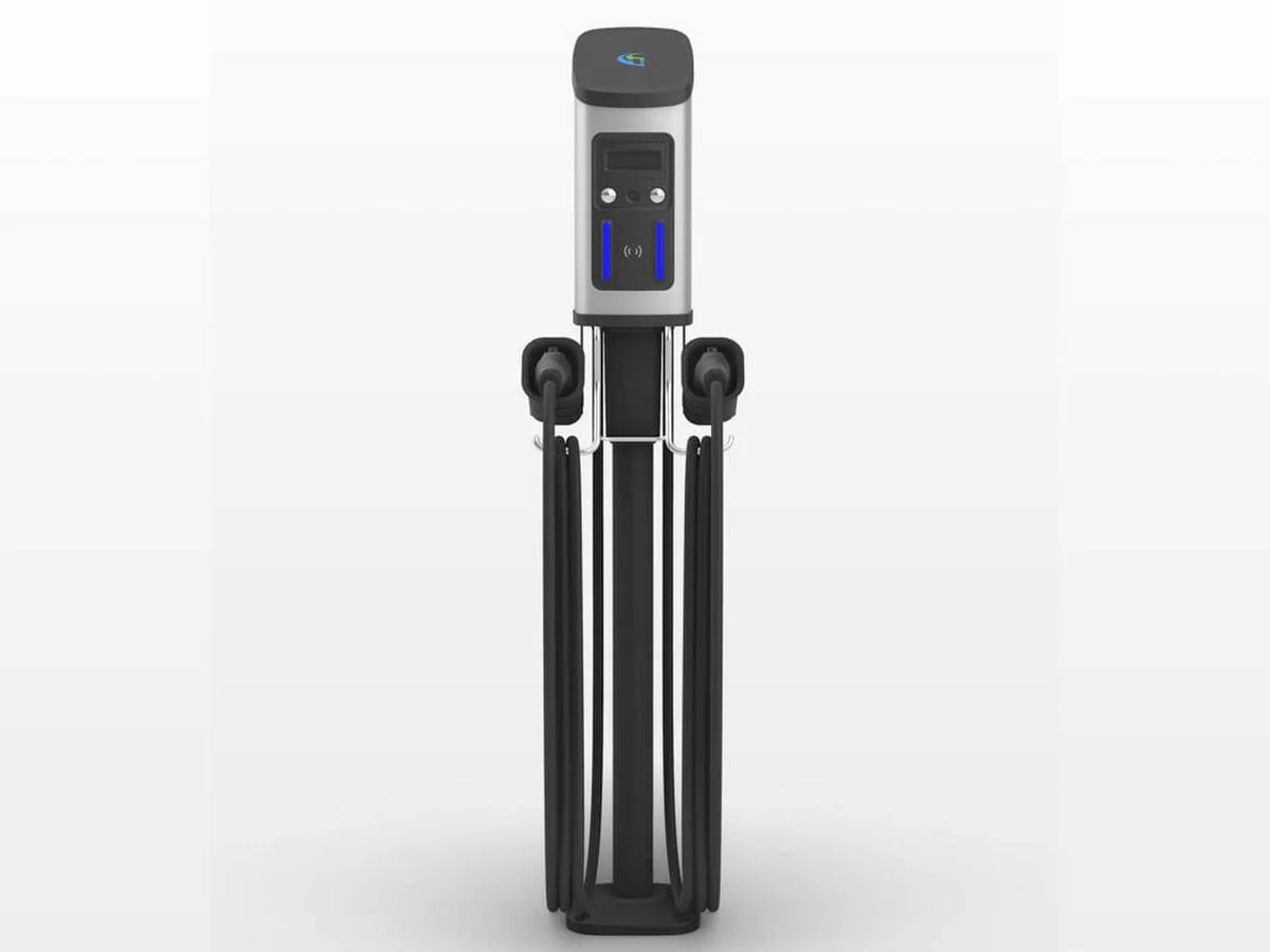 Blink 7+ Series 18 ft 19.2 kW at 240 Vac 16.64 kW at 208 Vac Hardwired EV Charging Station with Cable