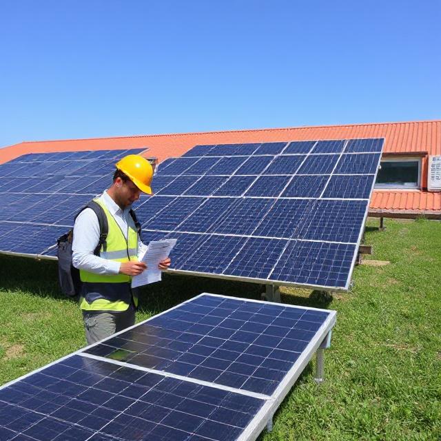 Graduation ceremony for solar technicians