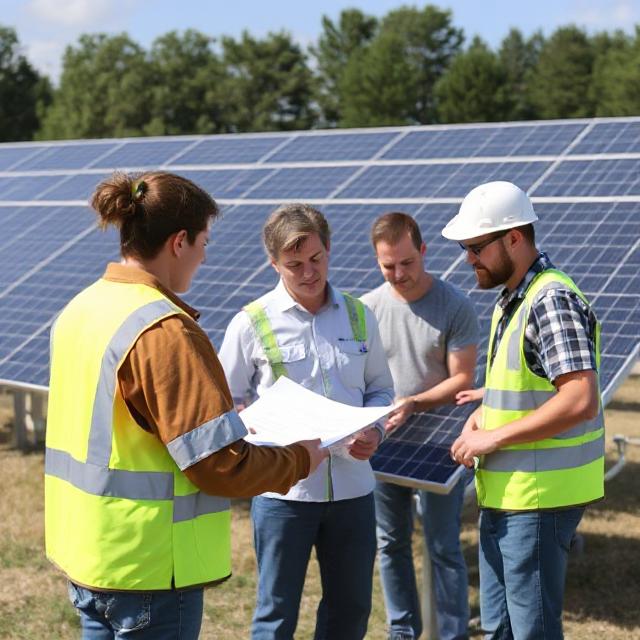 Classroom solar energy lecture