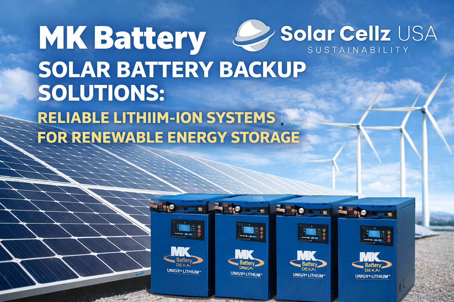 MK Battery Solar Battery Backup Solutions: Reliable Lithium Ion Systems for Renewable Energy Storage